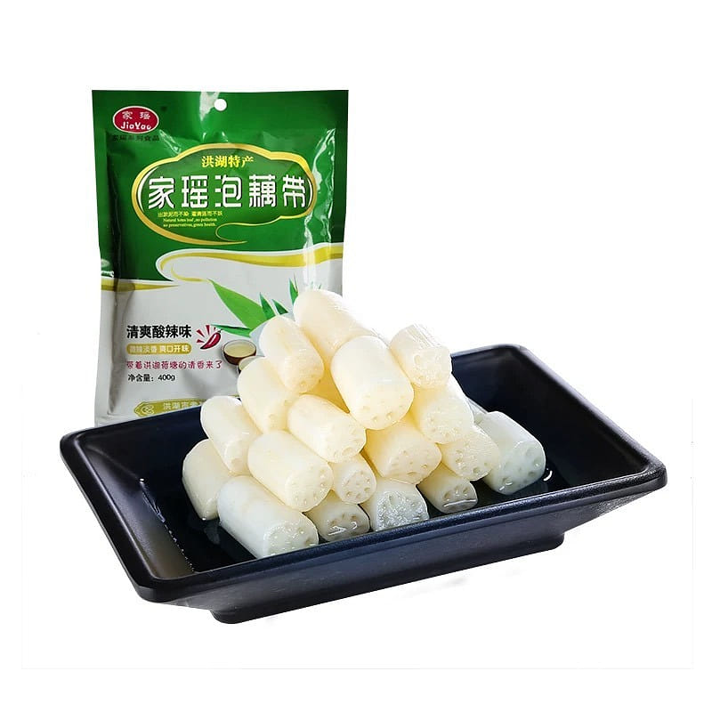 Hubei specialty: Jiayao pickled lotus root 400g 400 กรัม