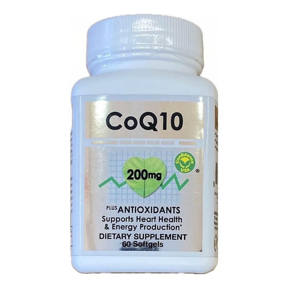 Confidence CoQ10 200mg with Resveratrol (60 Softgels) 1 カウント
