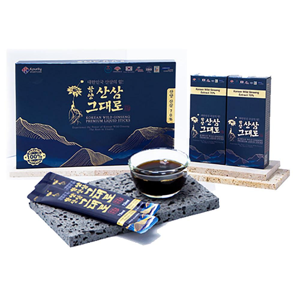 韩国野山参 70% 优质液体棒 ( 12g x 30 袋 ) 1 份