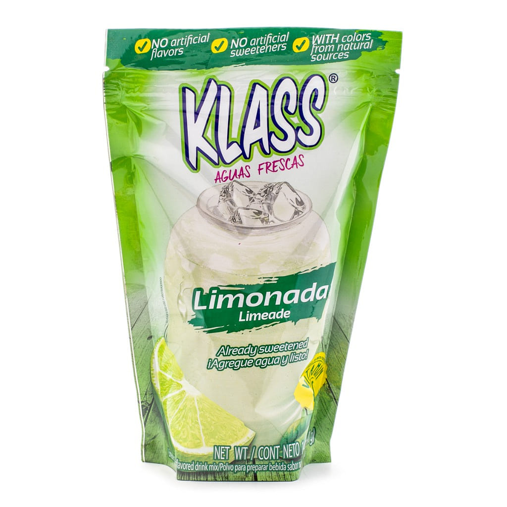 Klass Aguas Frescas Bebida Mezcla en Polvo, Limonada 14.1 onza(s)