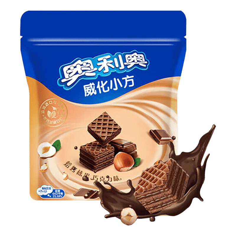 Oreo Wai Small squares Roasted hazelnut Chocolate 5 grams 42 그램
