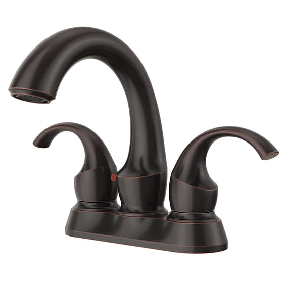 weee_grocery_4 in. Centerset 2-Handle Bathroom Faucet With Drain Kit Included in Bronze 4.37 lb