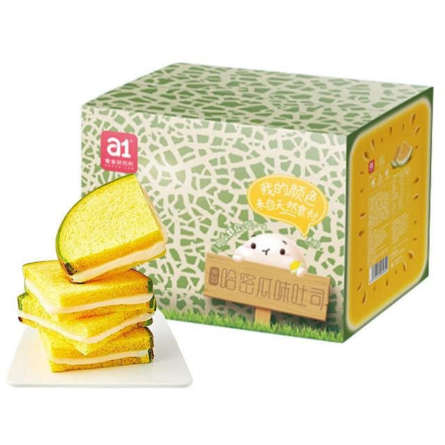 A1 Snacks Institute Cantaloupe Toast Soft Bread 480g (about 8-10 packs) 480 그램