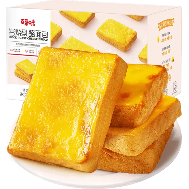1 box of Baicao flavored rock cheese toast 400 g