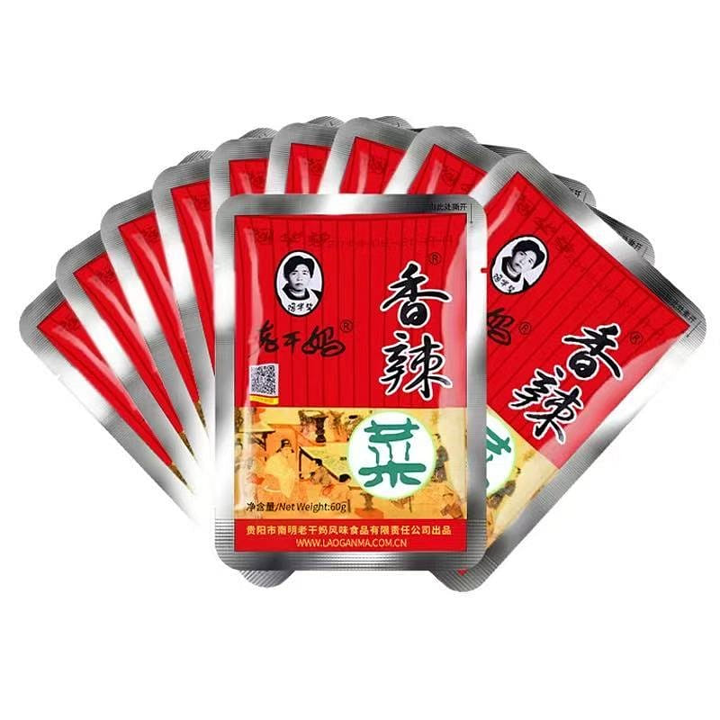 Lao Gan Ma spicy vegetables 60g*3 packs 180 그램