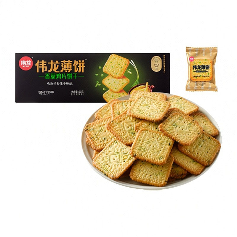 Shallot Chicken Slice Thin Crackers 90 g