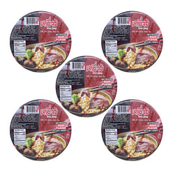 Namchow Mee-Jang Beef Flavor Instant Noodles pack of 5 1 each