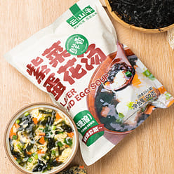 Yunshan half laver Egg&vegetable soup 80g, 10 bags 80 g