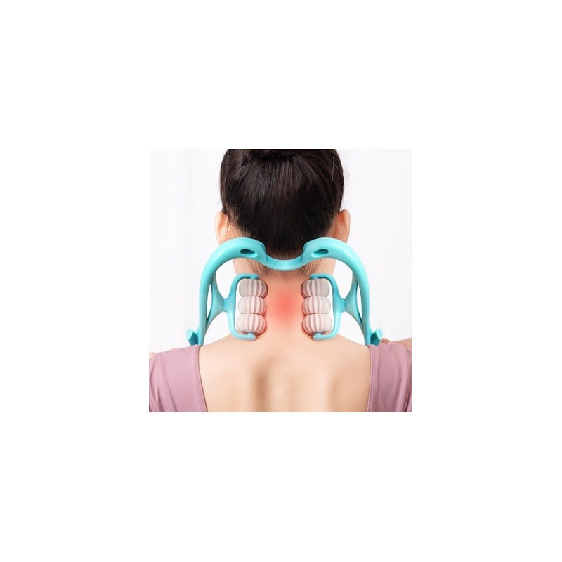 Manual Six-wheel Neck Massager 1 count