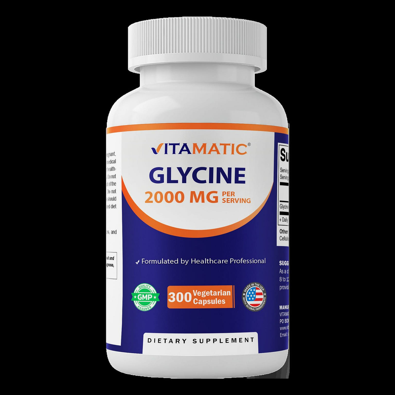 Glycine Supplement 2000mg - 300 Capsules 1 개