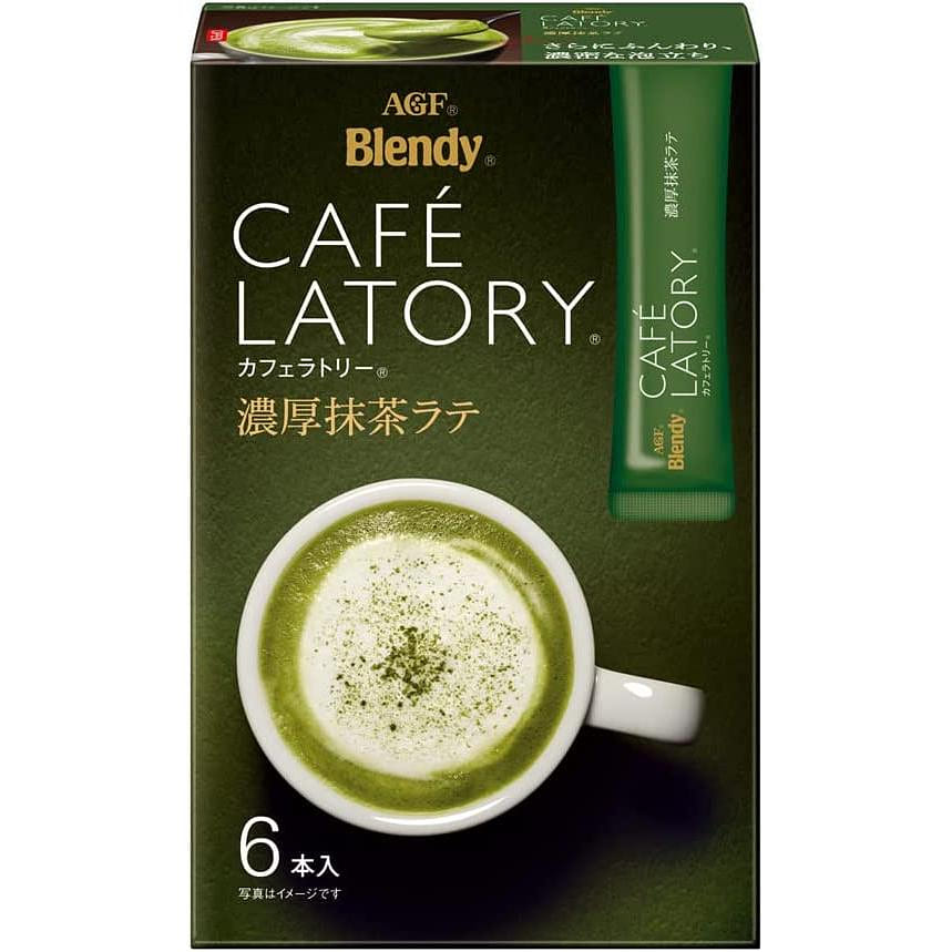AGF Blendy Cafe Stick Rich Matcha Latte 6 pcs 1 개