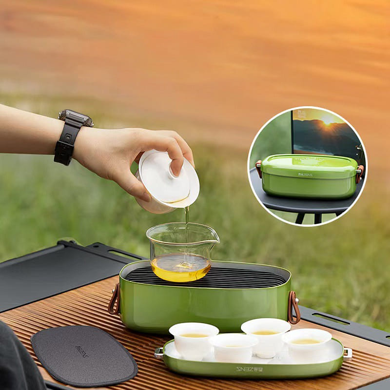 KungFuTea Brewing Set - Green 1 케이스