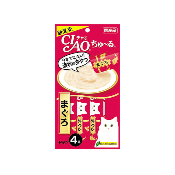 weee_grocery_CIAO Churu 液体猫条（金枪鱼味） 4支 56 克