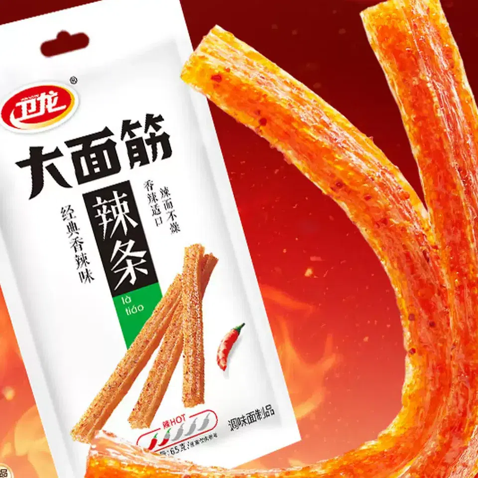 Weilong Big Gluten Spicy Flavor 65g*1 Pack 65 g