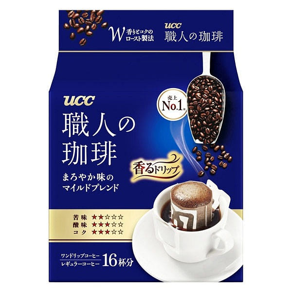 UCC Mild Blend Single Serve Hand Drip Coffee 16pcs 1 개
