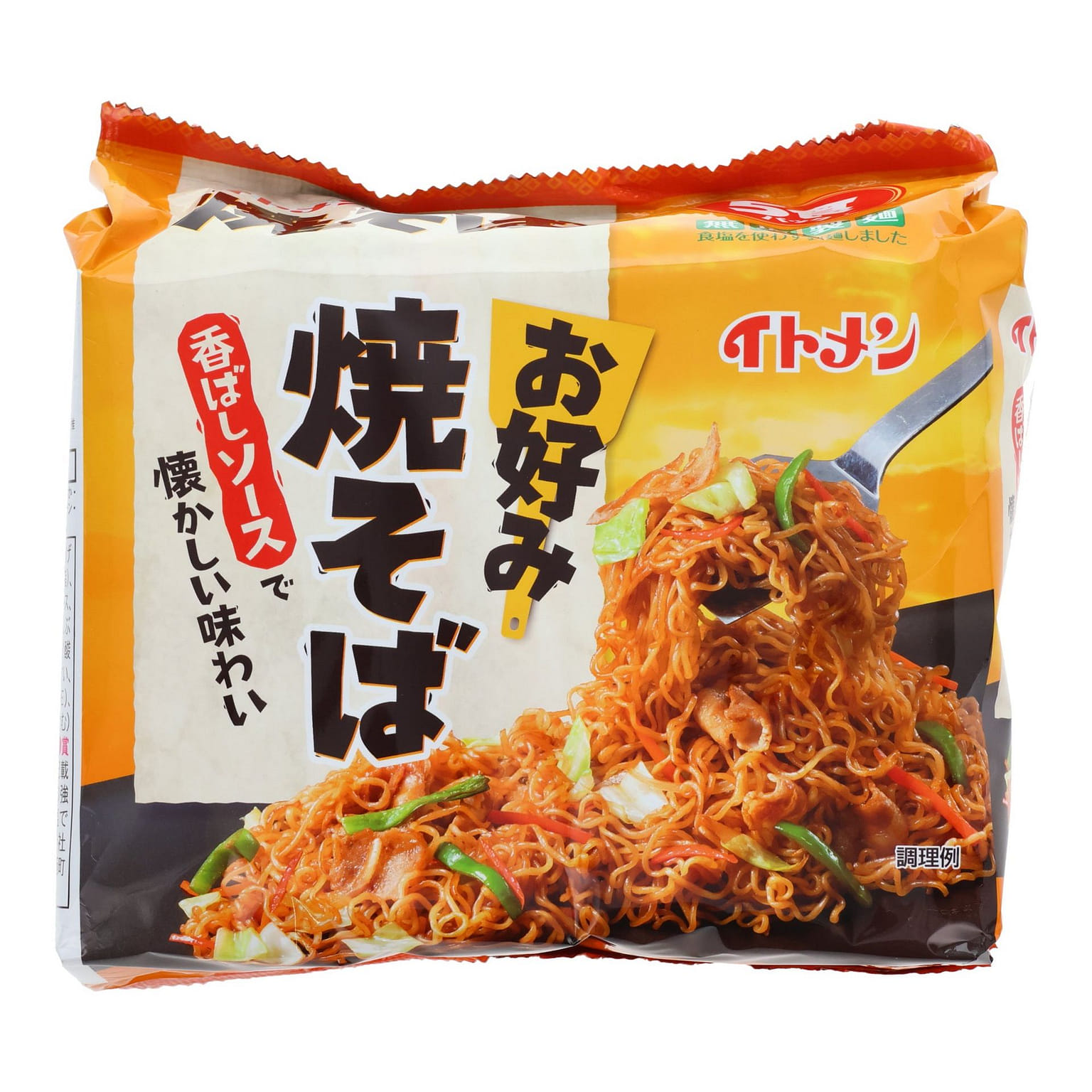 Itomen Okonomiyaki Soba (5 Meal) 492 กรัม