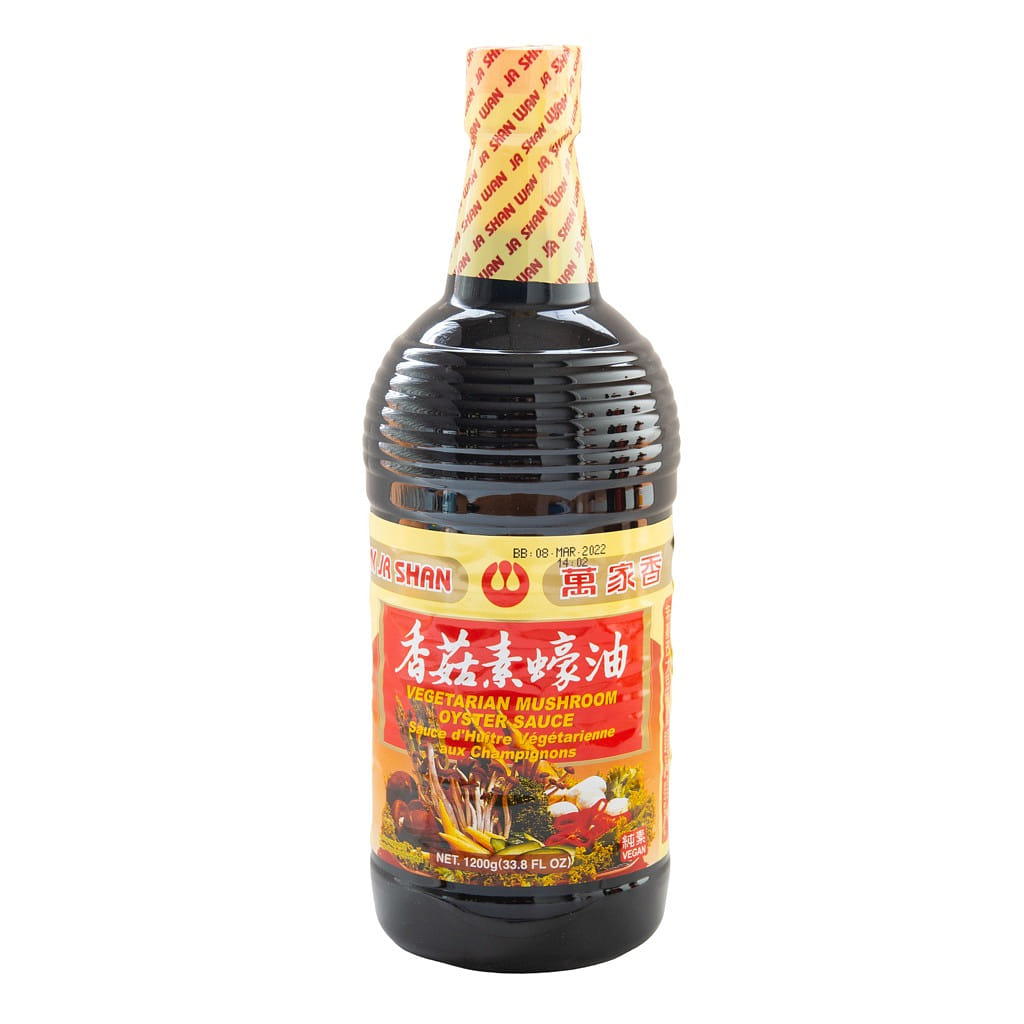 Wan Ja Shan Vegetarian Mushroom Oyster Sauce 33.8 ออนซ์