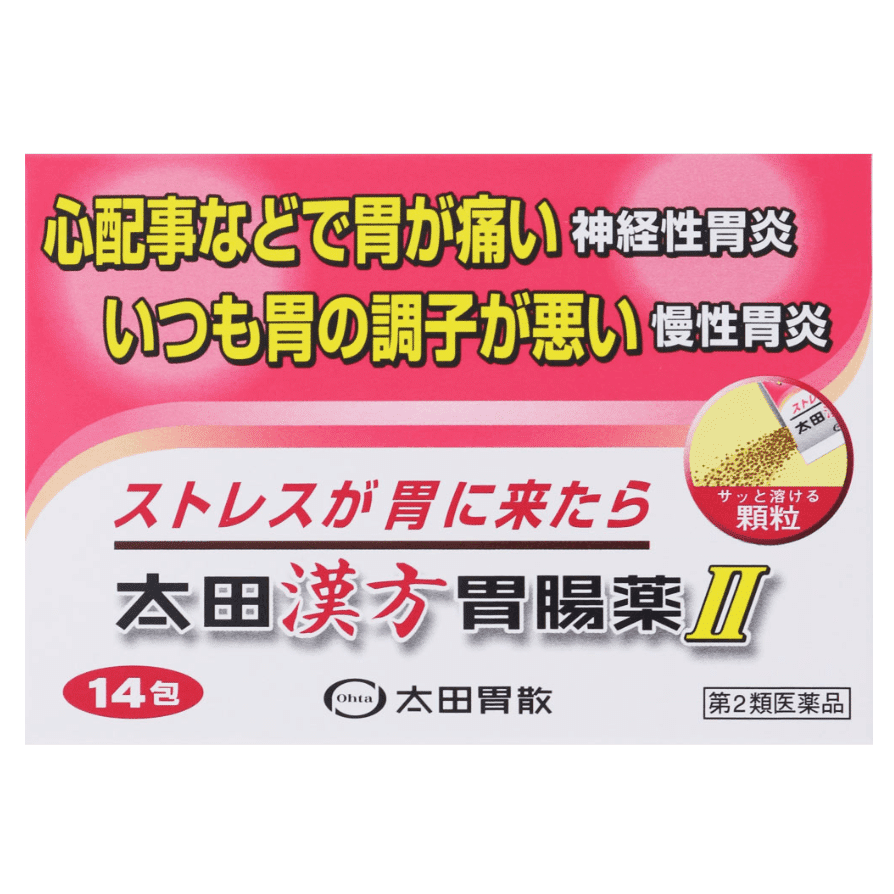 [Japan Direct Shipping] Ohta's Stomach Powder, Ohta's Traditional Chinese remedy Gastrointestinal remedy, Relieves Neurogenic Chronic Gastritis, Chinese Herbal Granules, 14 Packs 1 개