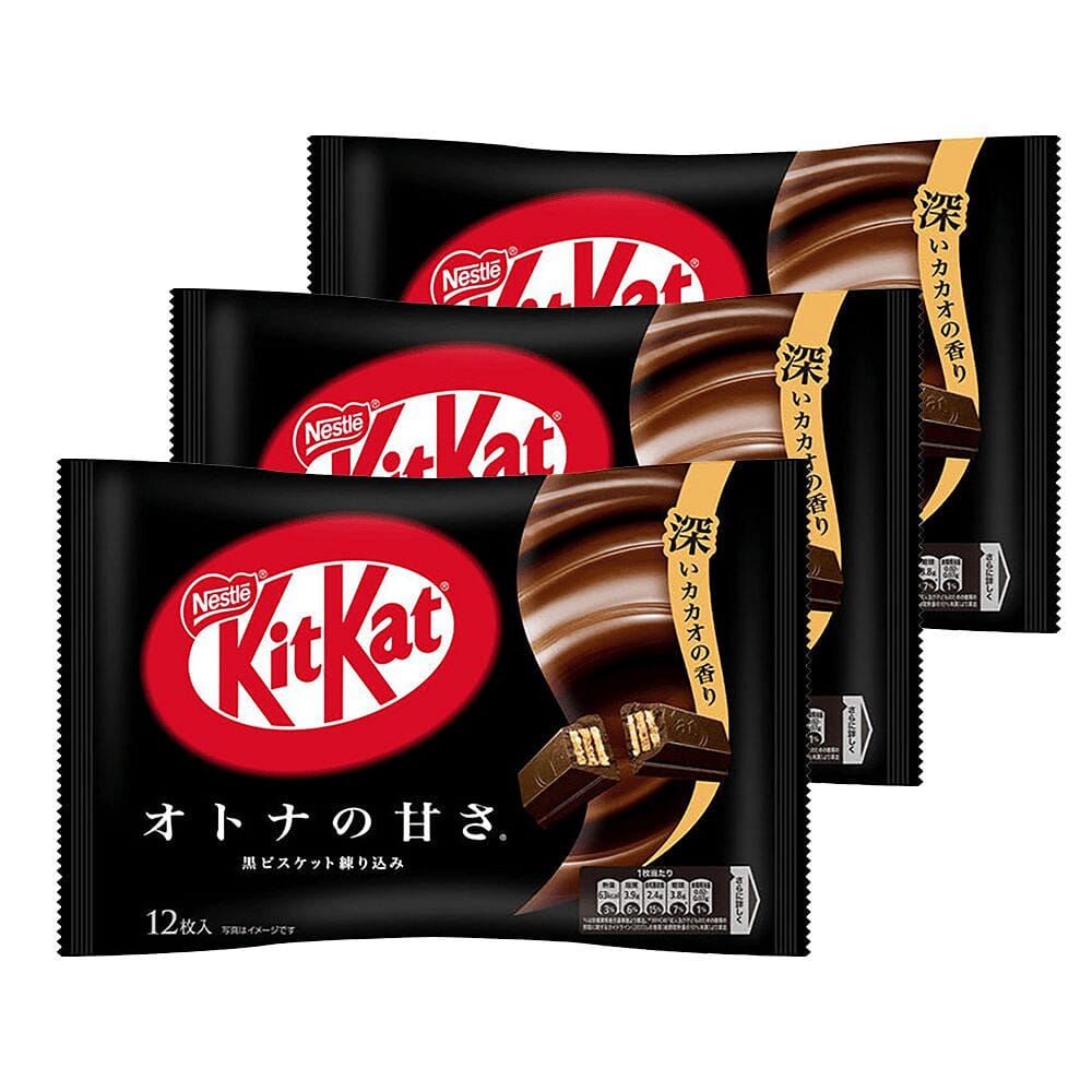 KitKat 巧克力威化（黑巧克力味） 36枚入 3 包