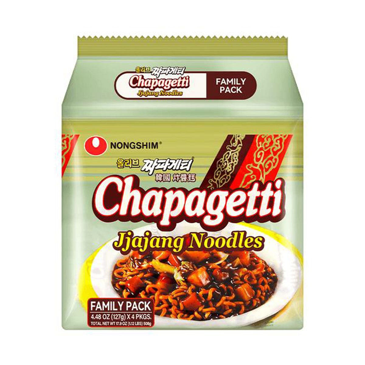 Nongshim Chapagetti Black Bean Jjajang Noodles Instant Ramen 1 ส่วน