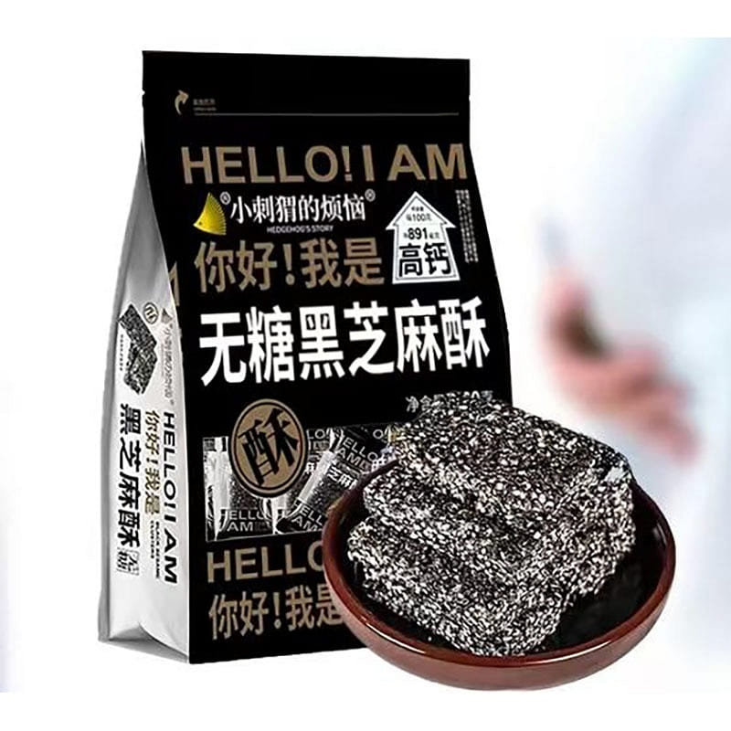 Sugar-free high calcium black sesame cake 260g*1 260 กรัม