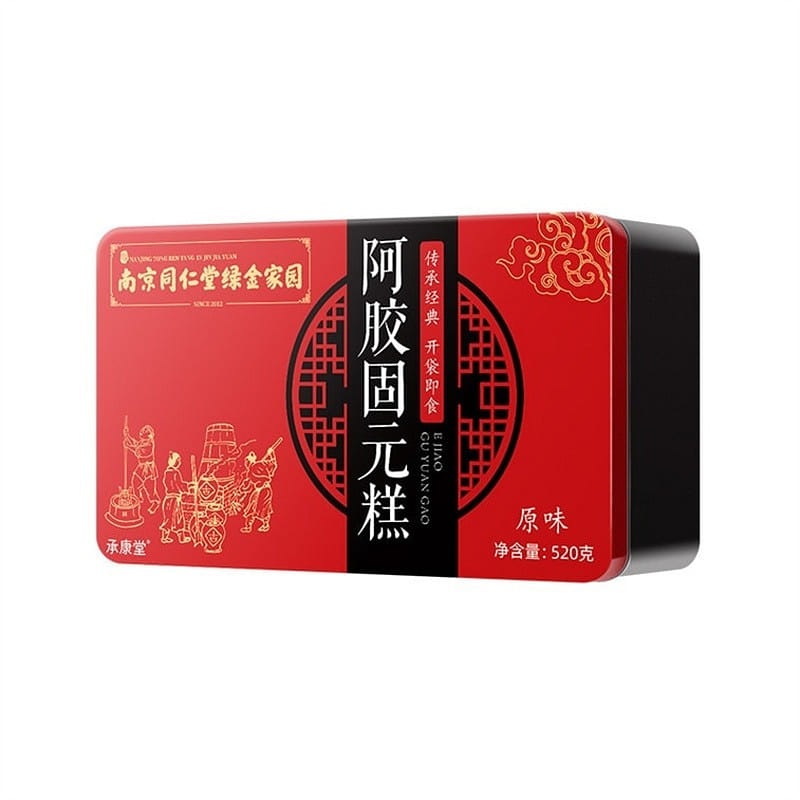 Nanjing Tongrentang Colla Corii Asini Gourmet Cake Nourish Blood 520g/box 520 กรัม