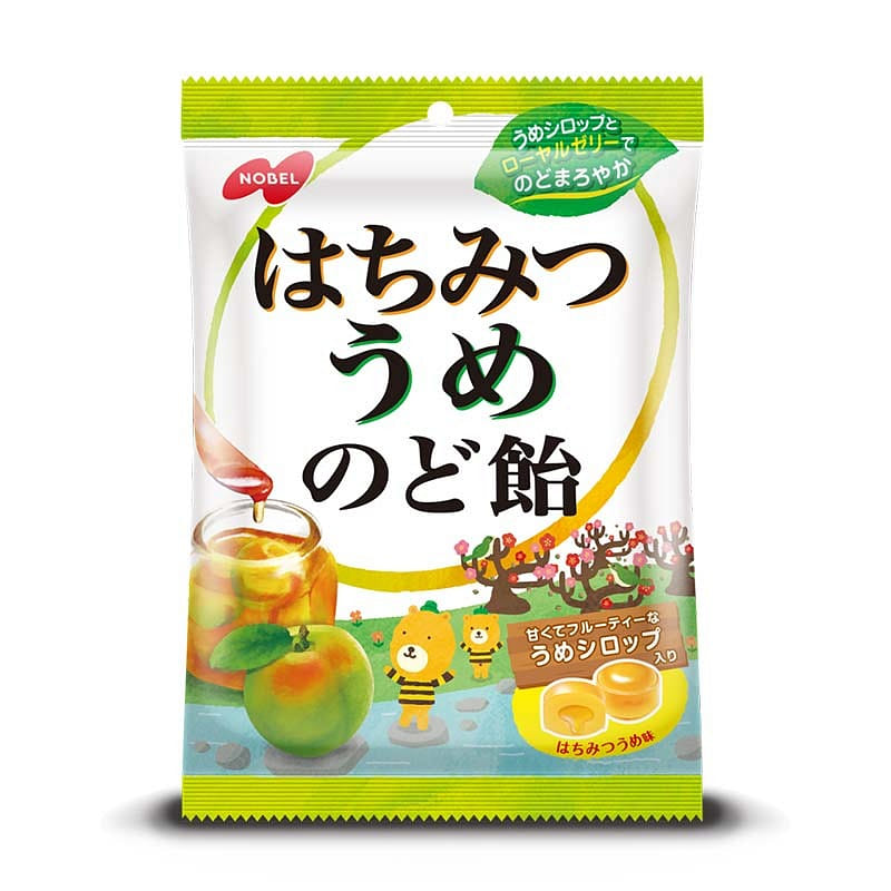Nobel Throat Lozenges Honey Plum Flavor 110g 1 each