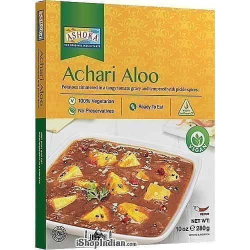Ashoka Achari Aloo (Ready-to-Eat), 10 oz box 10 オンス