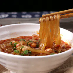 Chongqing Hot and Sour Noodles Authentic Handmade Round Fresh Coarse Vermicelli Sweet Potato Powder Sweet Potato Wet Powder 200g*1 bag 200 g