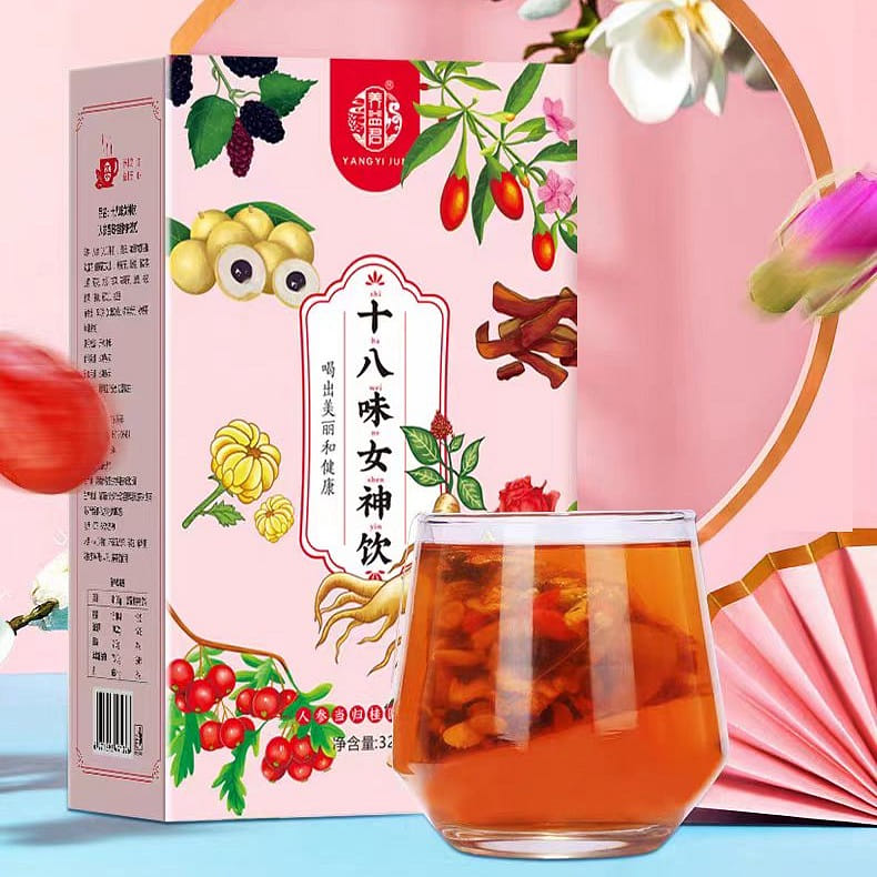 Eighteen flavor Goddess drink 320g*1 box *20 packs 320 กรัม