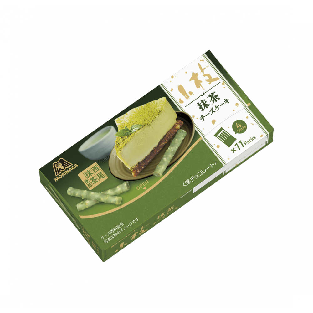 MORINAGA Matcha Cheese Cake Flavor Egg Roll 11 packs 1 กล่อง