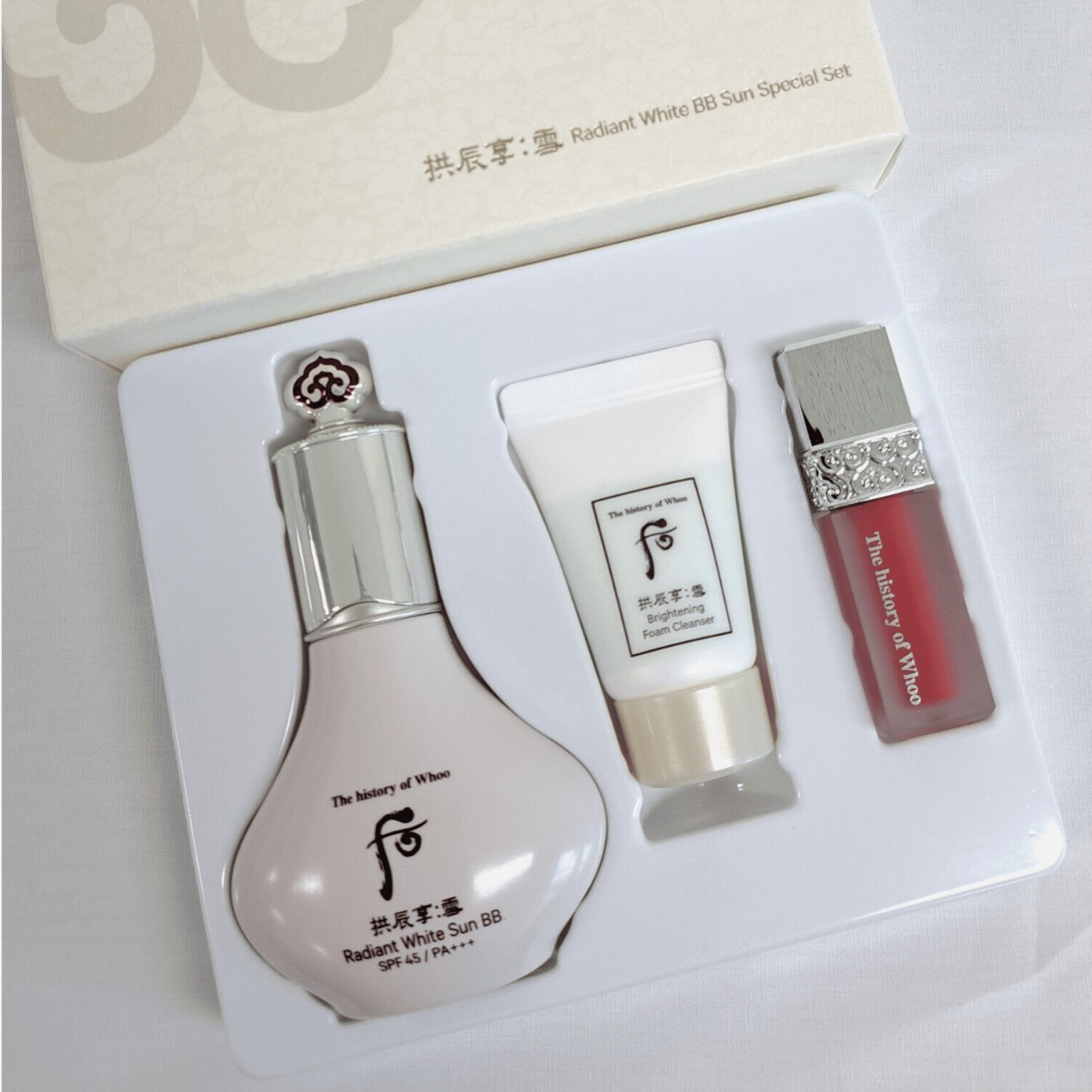 The History of Whoo Seol Radiant Sun BB Cream Set 1 box