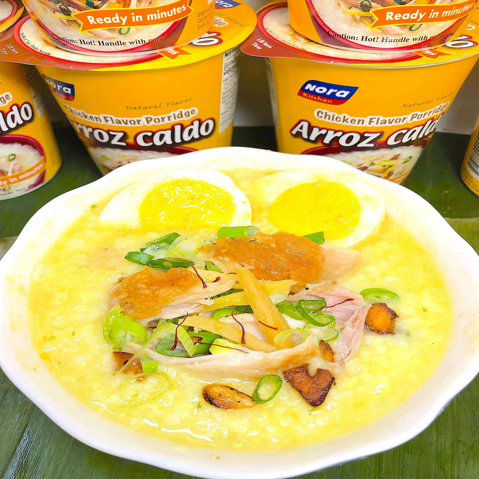 FILIPINO "ARROZ CALDO" CHICKEN RICE PORRIDGE WOW! 48 그램