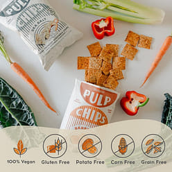 Salt n Vinegar Pulp Chips | 6-Pack (6, 5oz) 5 oz