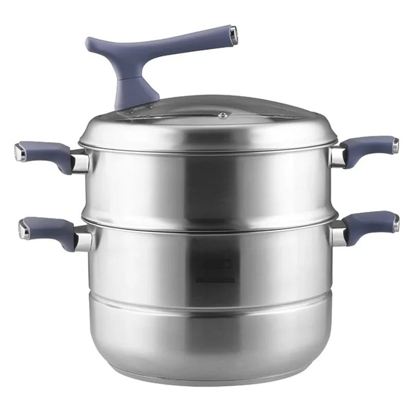 ASD Stainless Steel 2-Tier Steamer & Stockpot 26cm 1 each