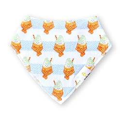 Organic Cotton Bandana Bib 2pcs Set - Takoyaki + Taiyaki 20 克