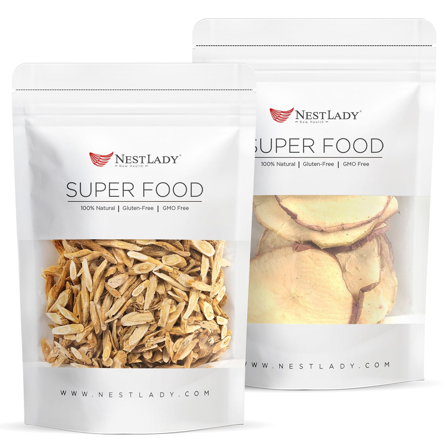Astragalus membranaceus70g and Dried Apple 40g 2 ส่วน