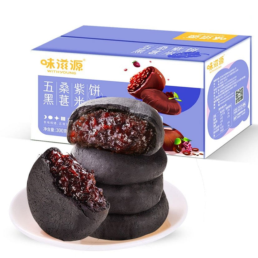 Five-black Mulberry Purple Rice Cake 300 그램