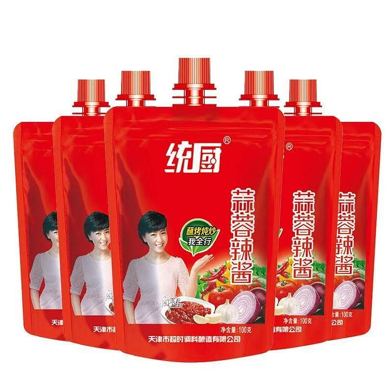 Tianjin Tongchu garlic chili sauce 100g 100 그램