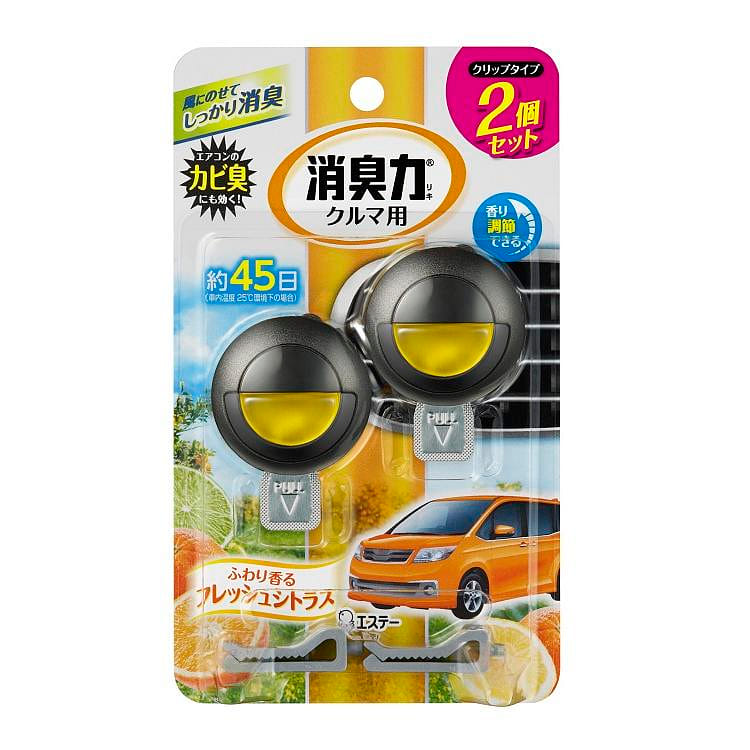 Shoshuriki Car Air Freshener 2 Fresh Citrus 1 개