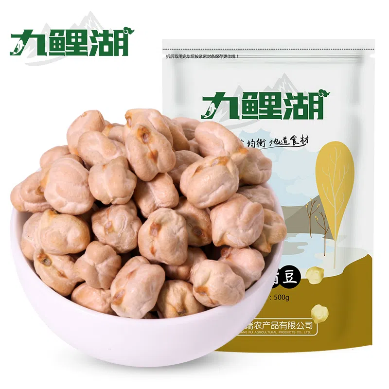 九鲤湖 鹰嘴豆500g*1袋 颗粒饱满 五谷粗粮杂粮豆浆伴侣 500 克