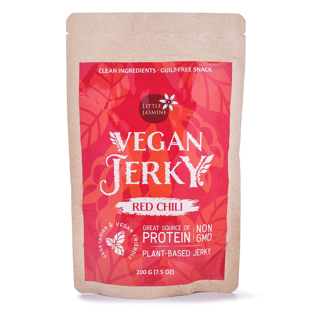 Little Jasmine Vegan Jerky, Red Chili Flavor 200 g