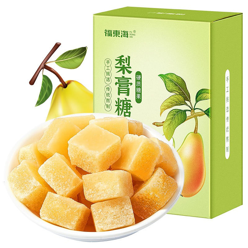 【 Fudonghai Product 】 Autumn pear sugar fruit drop Mint flavor 180g/ box 180 그램