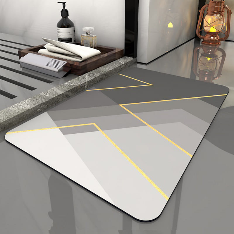 Super Absorbent Diatom Mud Bath Mat Non-Slip Quick Drying, gradient 70*50 1 개