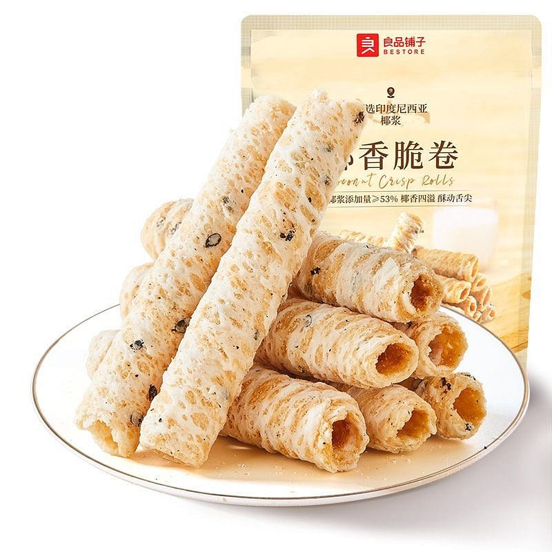 Bestore Coconut-Flavored Crispy Rolls (Biscuits) 180 g