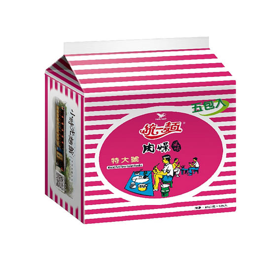 weee_instant_Minced Pork Flavor Instant Noodles 5pcs 425 g