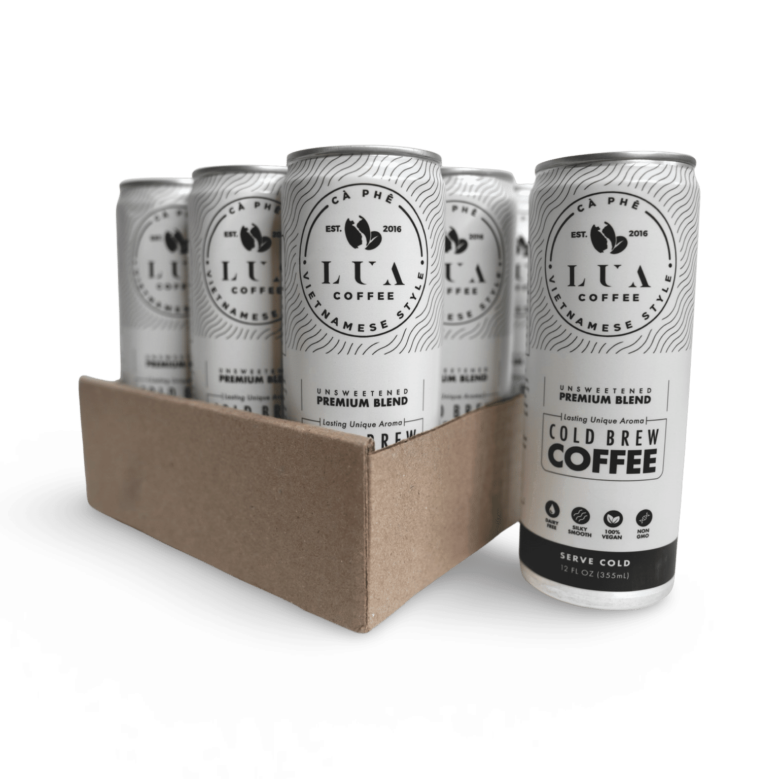 Lua Coffee - Cold Brew Coffee (Case of 12) 144 액량 온스