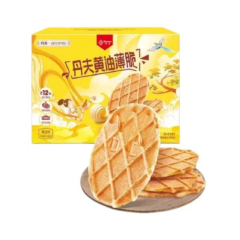 Danco Butter Crunchy Waffles Snack-66g 1 개