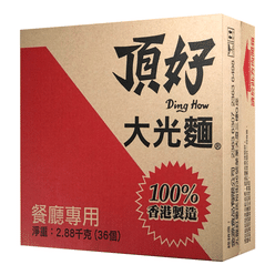 DING HOW Instant Noodle [Case 36pcs] [Hong Kong Tea Restaurant Use] 36 count
