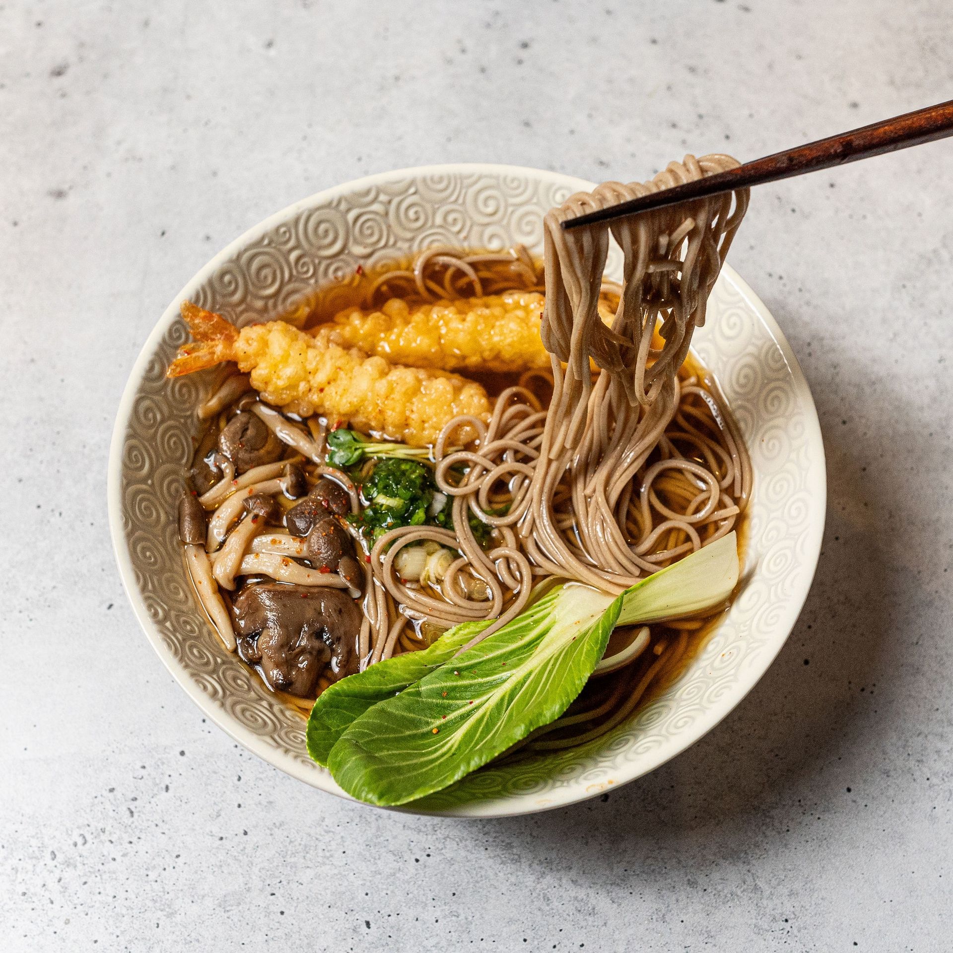 Kenchan Soba Noodle Kit Yuzu Shichimi (4 Servings) - Weee!